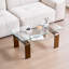Table basse transparente en verre trempé 2 - attrait de salon pour cadre transparent-1327607474-1327607485