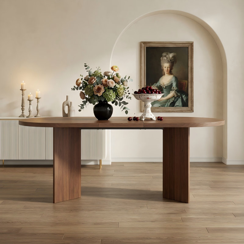 Table de salle à manger moderne Modern, Noyer