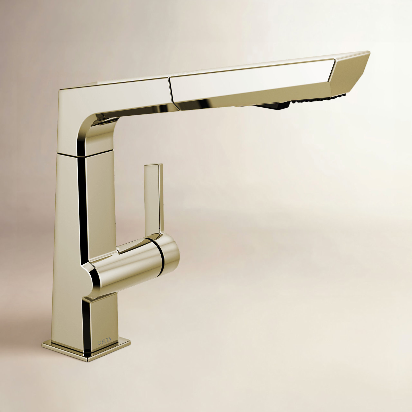 Pivotal Pull-Out Kitchen Faucet, Polished Nickel