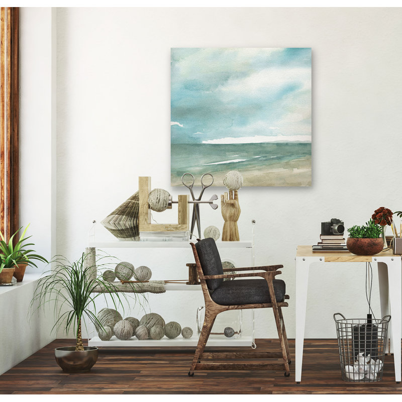 Tranquil Seas - impression, H 16 po x l 16 po x P 1,5 po, Toile tendue