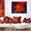 Coussin lombaire abstrait avec nuages-30735167