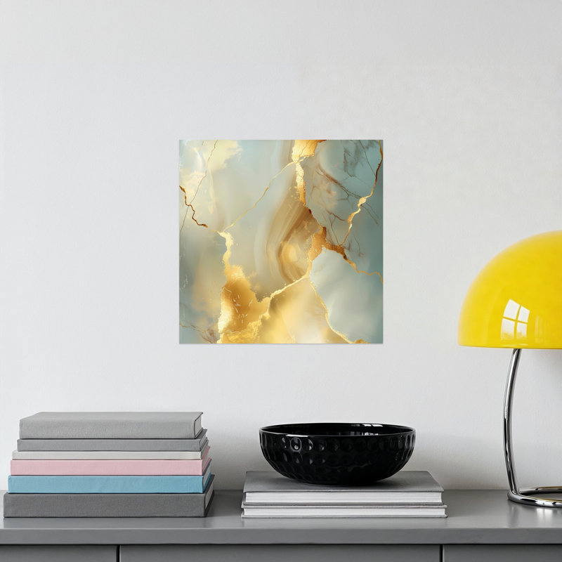 Akur No Frame Print on Canvas, 25.4 cm H  x 25.4 cm W