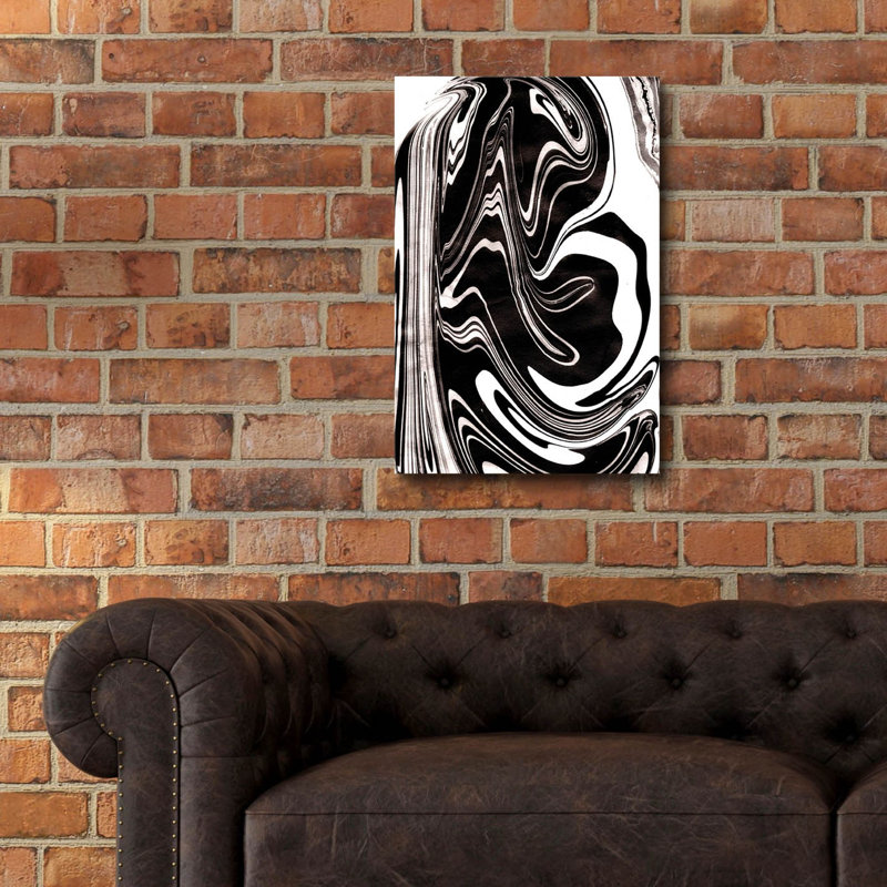 «Yinyang 5» par Alicia Ludwig, art mural en verre acrylique, H 24 po x l 16 po x P 0,2 po