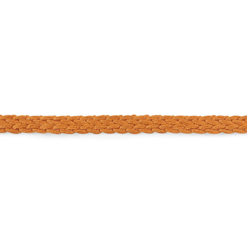 Braided Linen Tape Narrow, Orange
