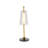 Toscana 20-in Height Integrated LED ETL Certified Table Lamp with Glass Shade