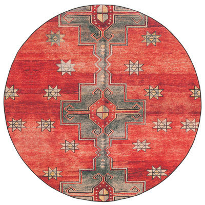 Danna Tucson Machine Washable Southwestern Indoor/Outdoor Rug