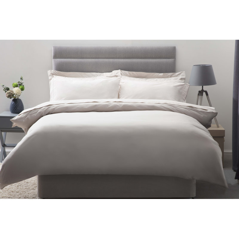 Solid Colour Duvet Cover, Emperor Duvet Cover, Platinum