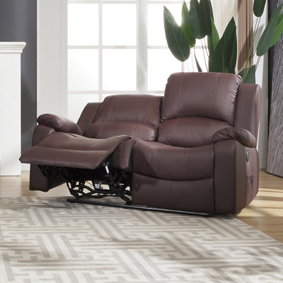 Abelle 2 Seater Faux Leather Electric Reclining Sofa