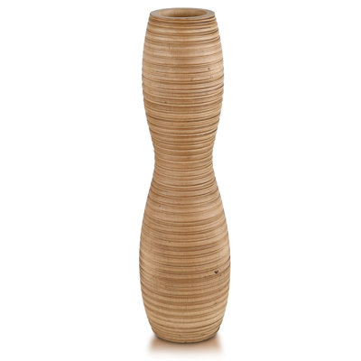 Sharan Wood Floor Vase
