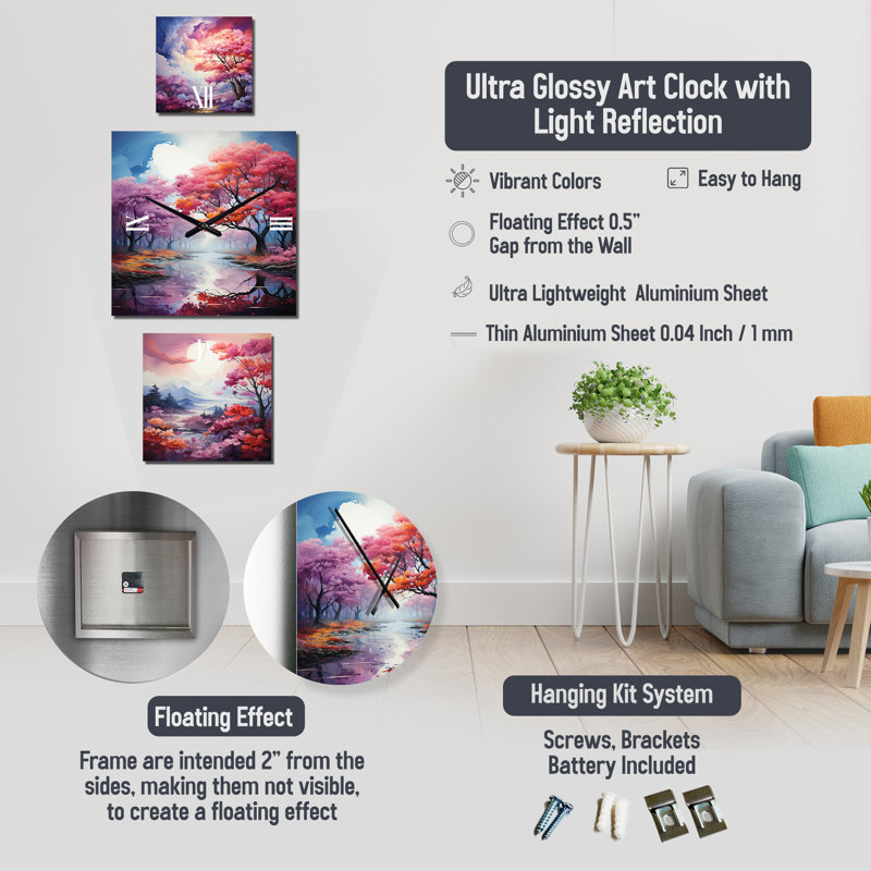 Grosmark Metal Wall Clock