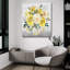 Art mural en verre épique «Beautiful Floral Bouquet D» par Jean Plout, 36 po x 36 po-553633423