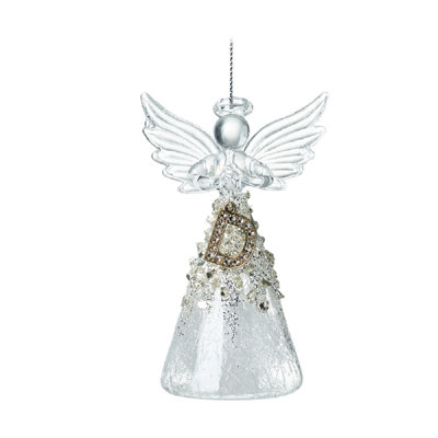 Mcdaniel 9cm Glass Hanging Figurine Ornament