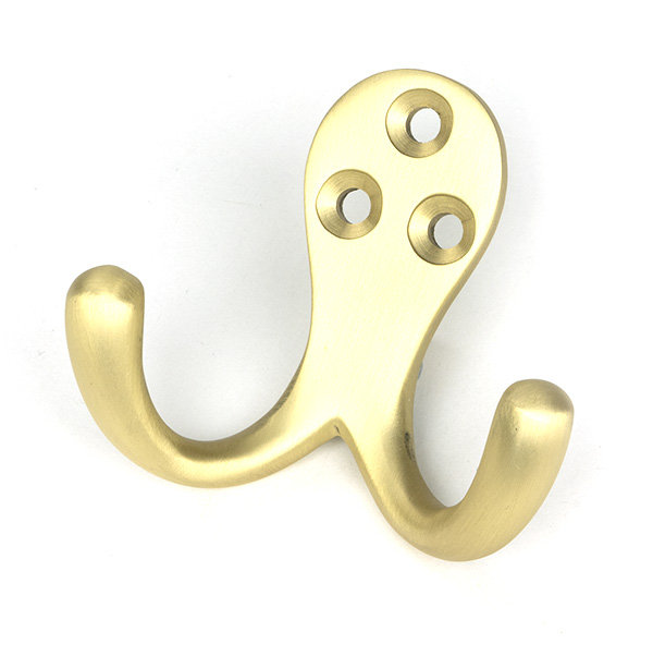 Celtic Brass Wall Hook, Burnished Brass
