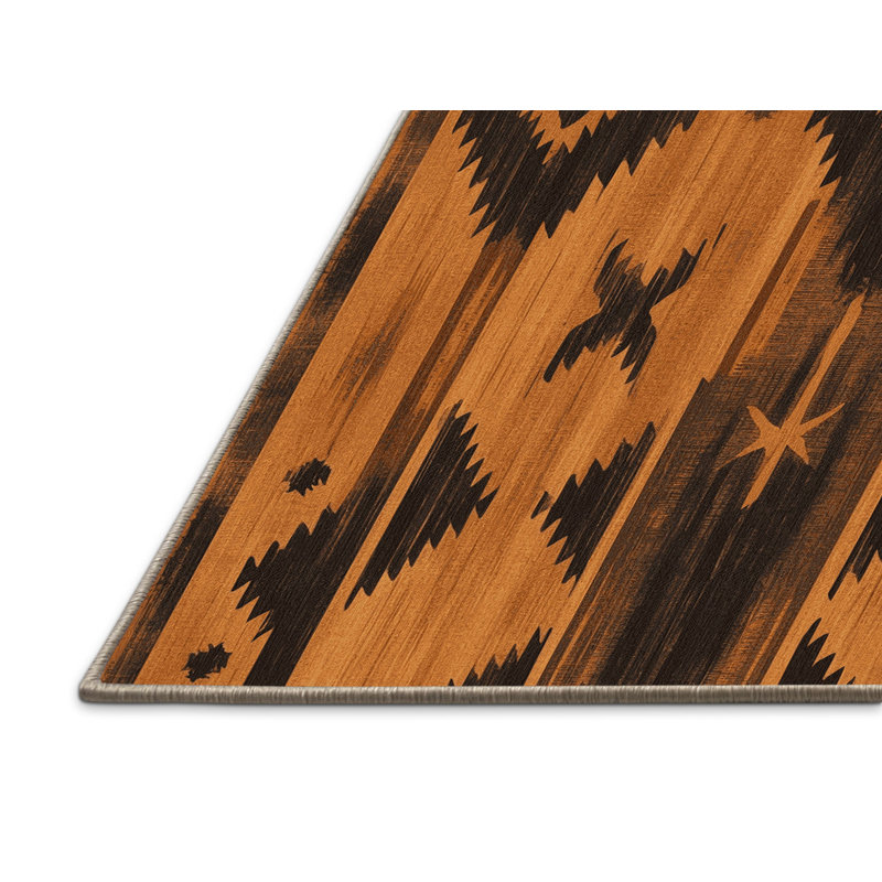 Prairie Steps Rug, Rectangle 4' x 6'
