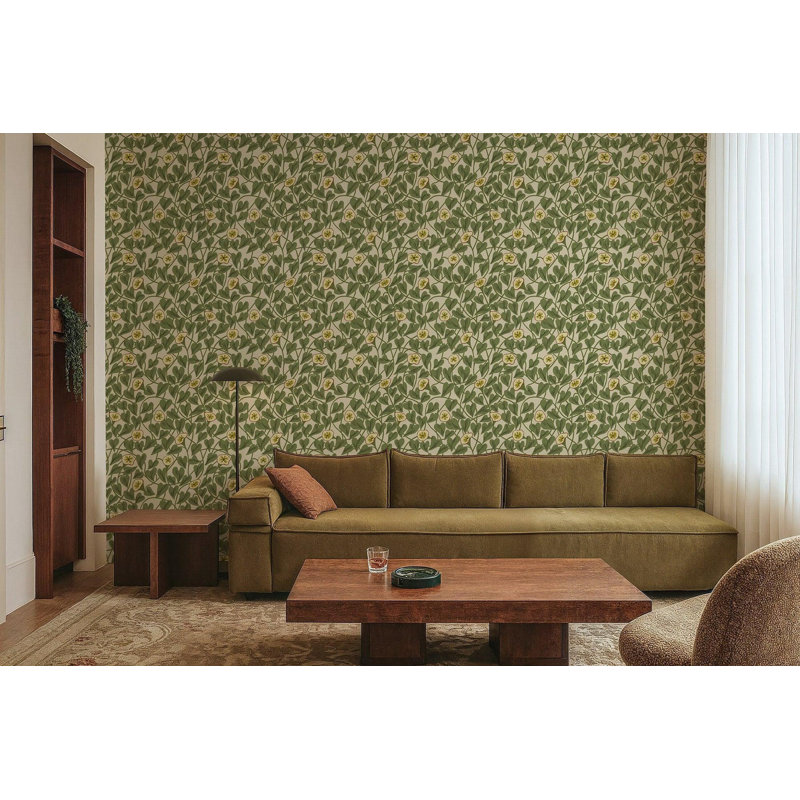 Climbing Vine - Papier peint, Bleu gris, Peler et coller, Self-Adhesive