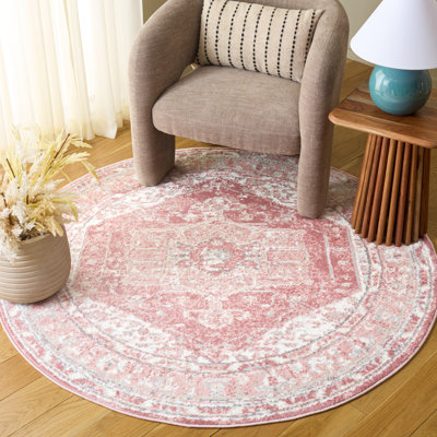 Lowrey Ivory Gray/Pink Rug