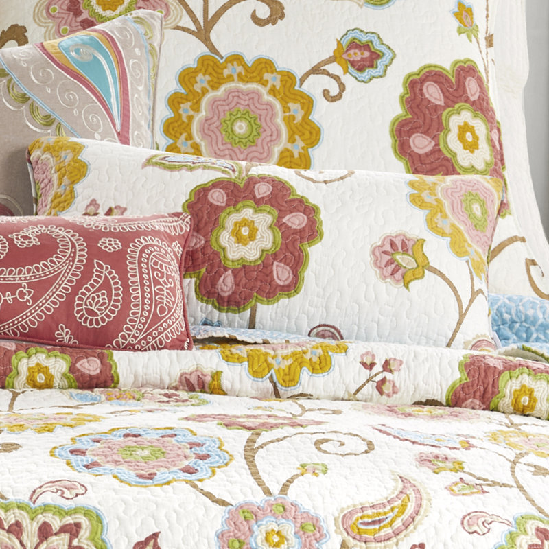 Ashbury Spring Quilted Pillow