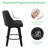 Loriell Swivel Bar & Counter Stools with Solid Wood Frame-618140948-618140949-618343077
