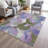 Machine Washable Indoor/Outdoor Xhevrie Lavender Rug-1323463345