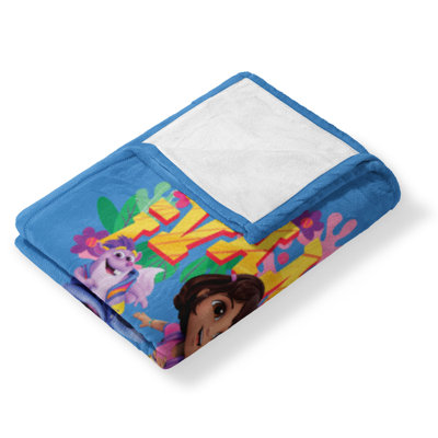 Northwest Dora The Explorer Vamos Touch Throw Blanket, Plush, Warm, Lightweight, 40 X 50 Inches