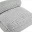 Fauteuil à billes pliable Latina, gris clair