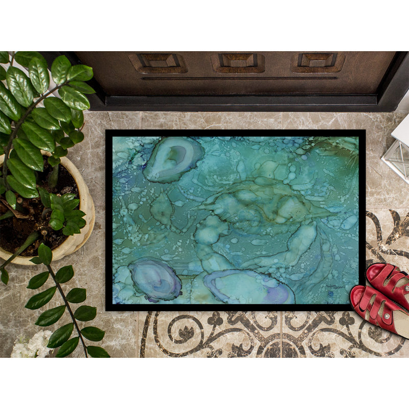 Tapis d'extérieur antidérapant Jaspal, Rectangle 1 pi 6 po x 2 pi 3 po