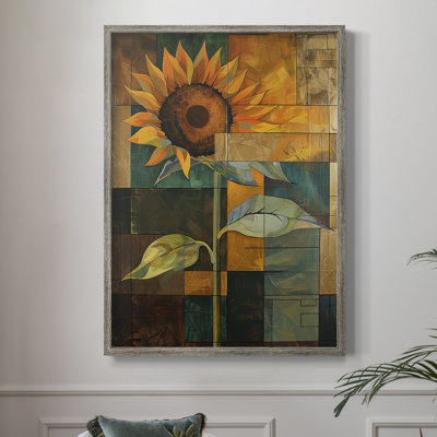 «FLORAL Series CDLxxxx», reproduction encadrée - bois massif