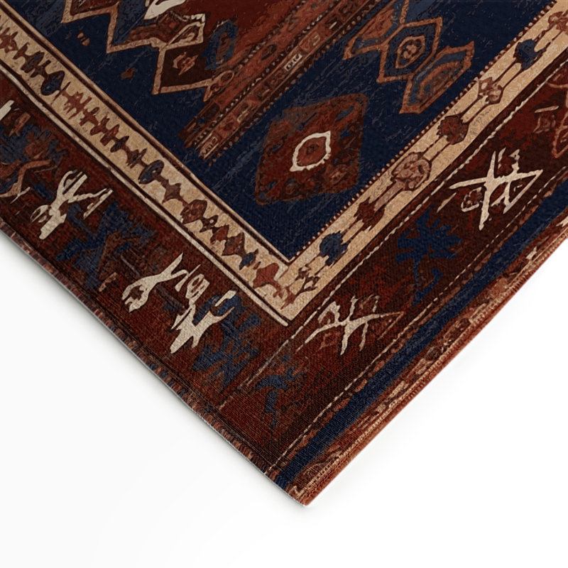 Tapis turc intérieur et extérieur brun, Rectangulaire 3 pi x 5 pi