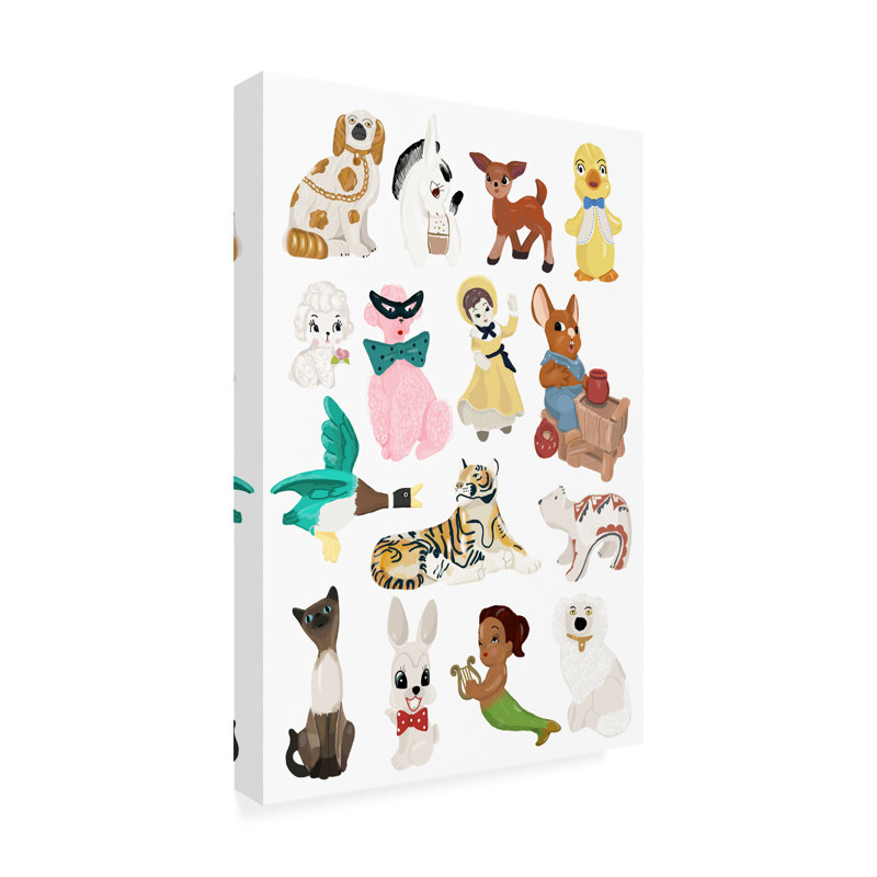«Kitsch», reproduction sur toile par Hanna Melin, H 47 po x l 30 po x P 2 po