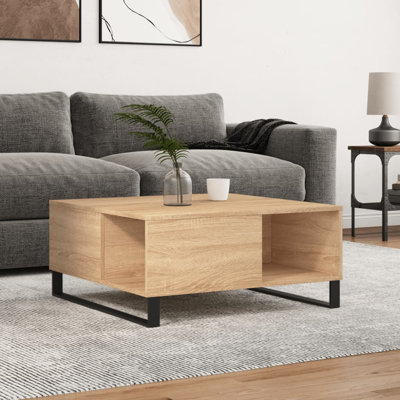 Babli Coffee Table 80x80x36.5 cm Engineered Wood
