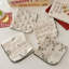 Chiffons de nettoyage très absorbants à motif floral