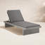 Leroy Outdoor Teak Chaise Lounge-358974385-358974384
