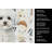 Bichon Frise Coffee Bar Kitchen Towel-1168063347