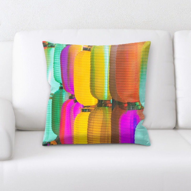 Housse et insert de coussin carré Sharp Colors
