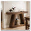 Table de rangement avec canapé, console, table d'appoint