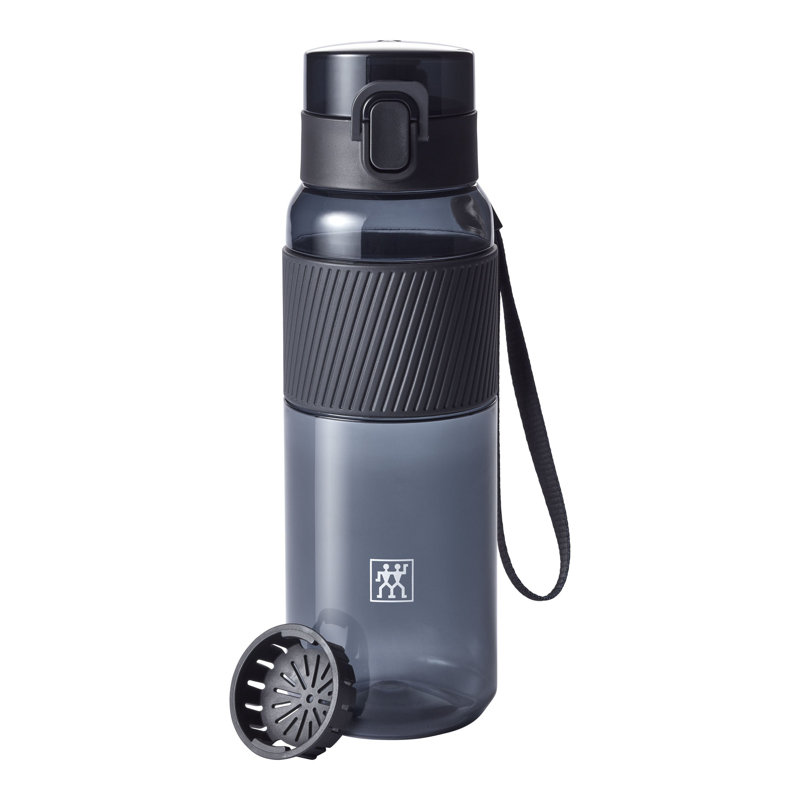Tritan Plastic Water Bottle, Black Matte