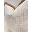 Abstract Cream Square Cushion Cover
