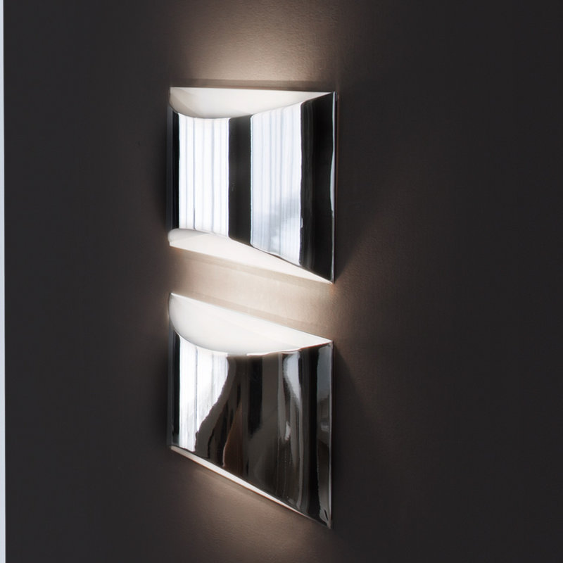Kelly 1 - Light Flush Mounted Sconce, Chrome