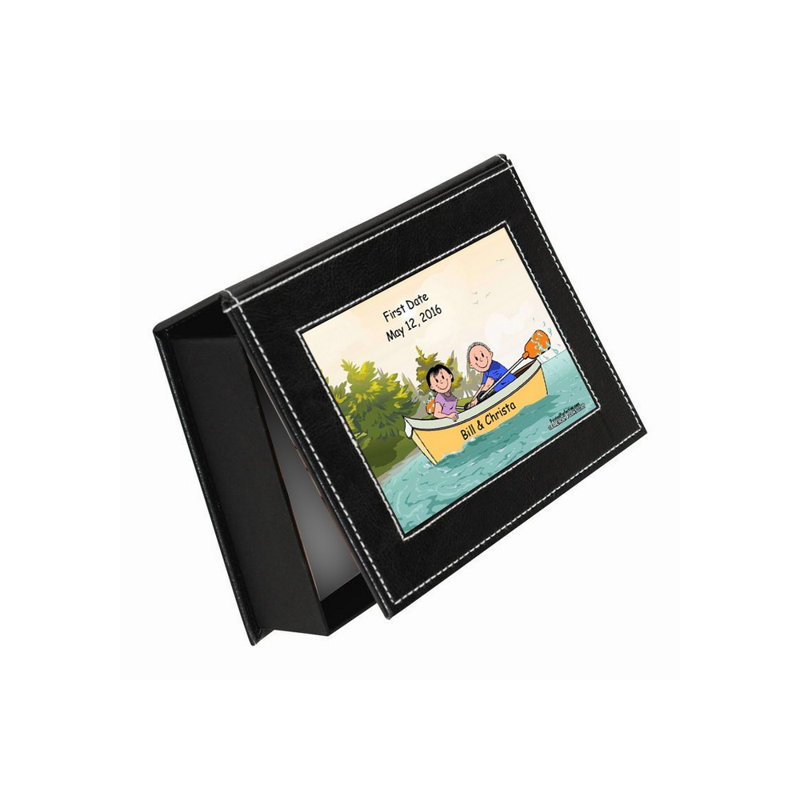 Faux Leather Memory Box