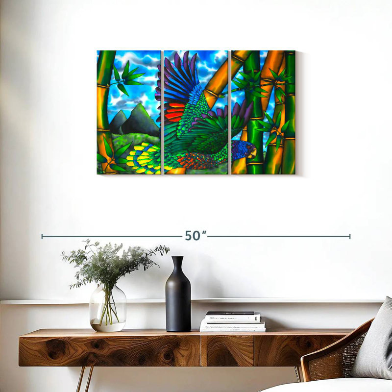 Brampt Untamed Saint Lucia, 20" H x 33" W