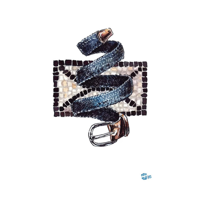 Andersons Belts 1 Piece Wall Art on Canvas, 66.04 cm H x 45.72 cm W x 3.175 cm D, Wrapped Canvas