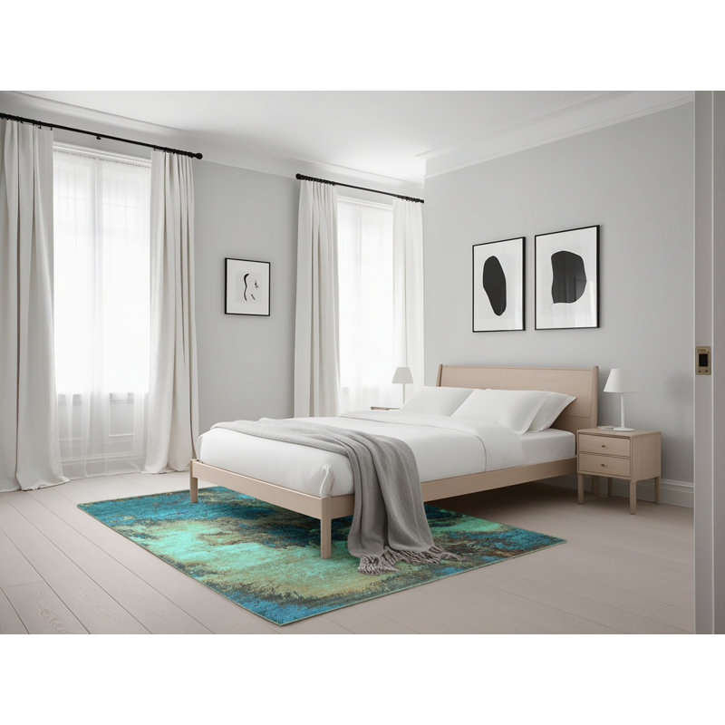 Tapis bleu, Rectangle 5 pi x 7 pi