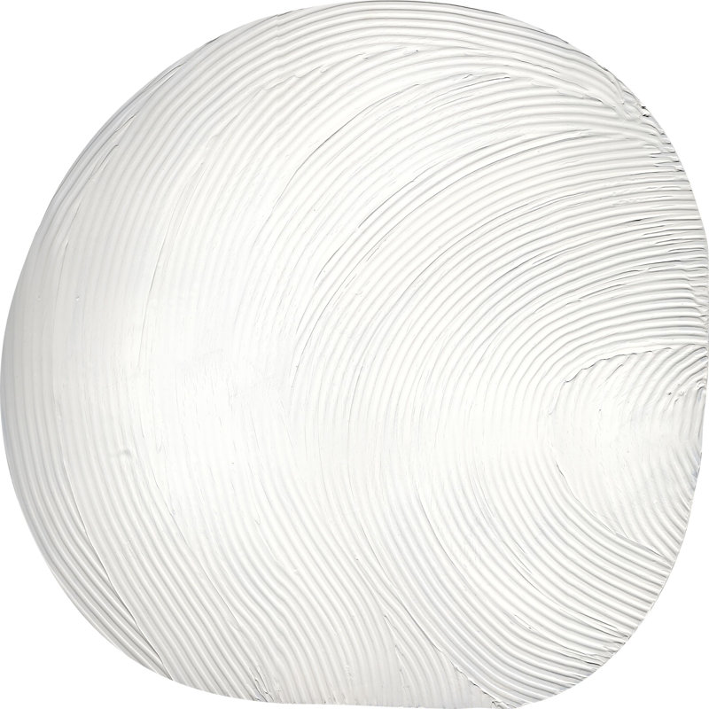 Ribbed Oblong 1 par Mat Sanders - sans cadre imprimé sur blanc sintra