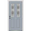 Porte d'entrée pré-montée en fibre de verre 2 panneaux 2 1/2 Grace Grace-1379991923-1379991934-1446319030