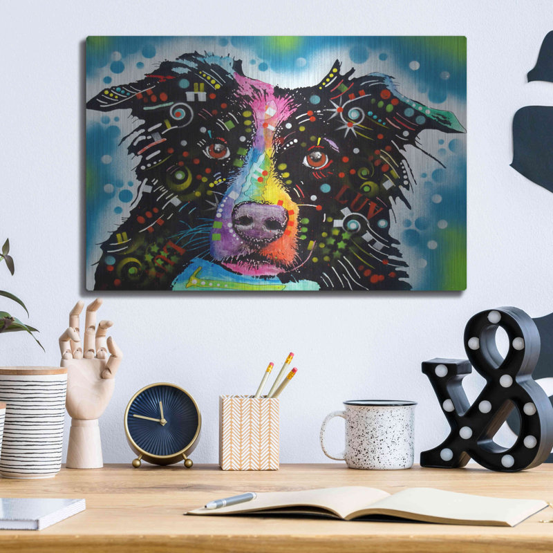 «Border Collie 3» par Dean Russo, H 12 po x l 16 po