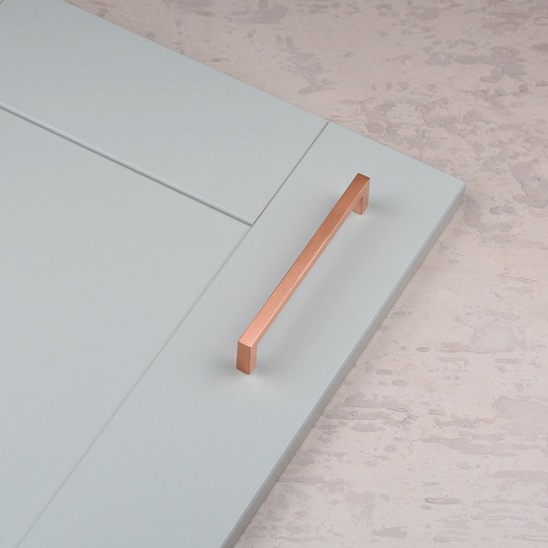Satin Copper Square D-Bar Handles , 160mm
