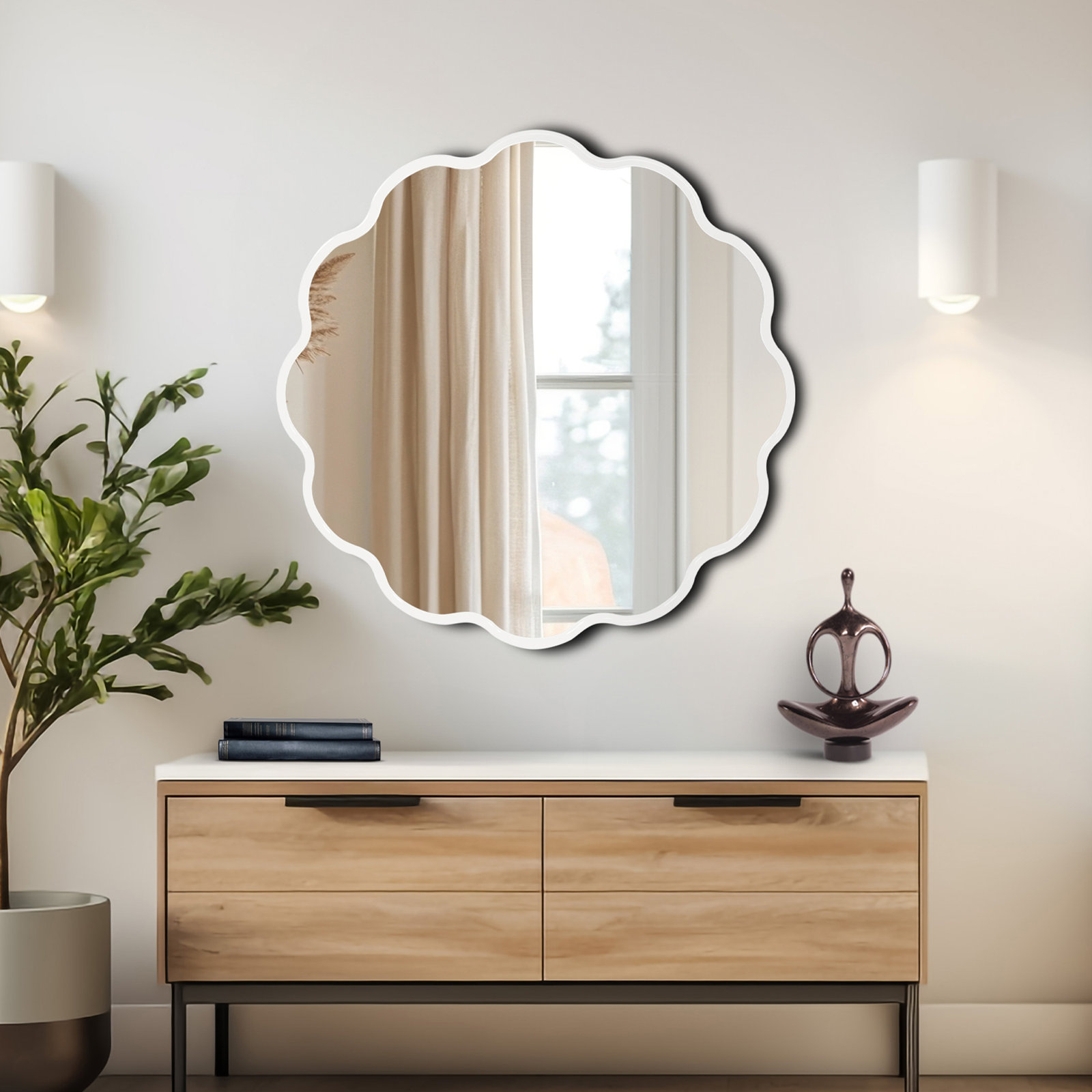 Anderson Mirror, White