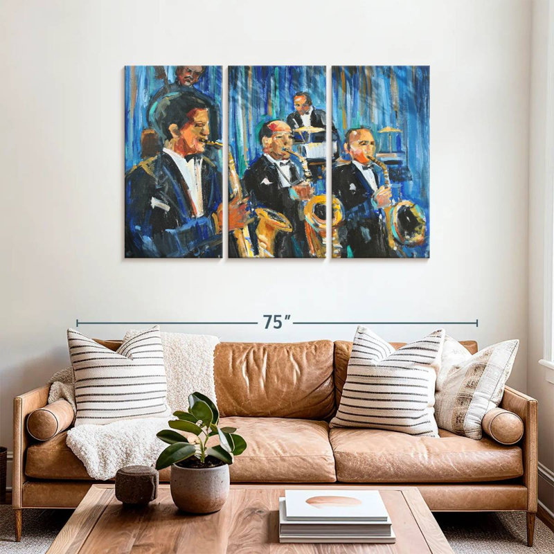 Abarca Horn Section, 36" H x 57" W