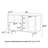 Home dining room modern simple sideboard cabinet