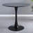 Round Table,  Dining Table, MDF Top And Steel Base Tulip Round Kitchen Table, Mid Century Coffee Table-1912630803-1920582671